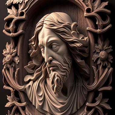 3D model st jesus (STL)